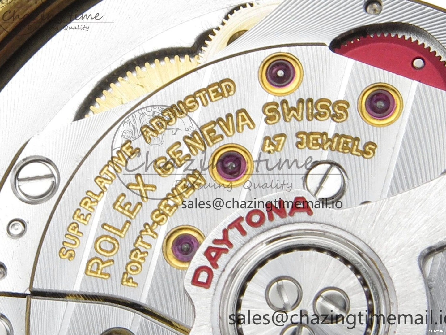 on Dial Daytona 1:1 YG Strap THBF Black SH4131 Edition Best 126518LN Oysterflex 0223